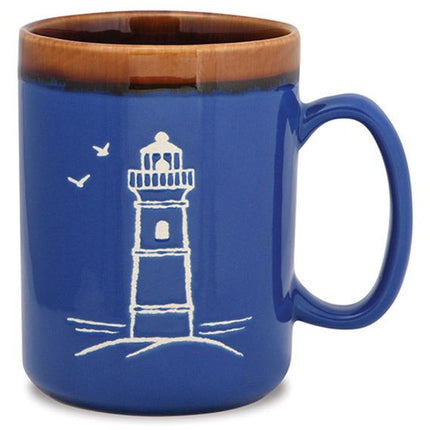 Hand Glazed Mug - Lighthouse