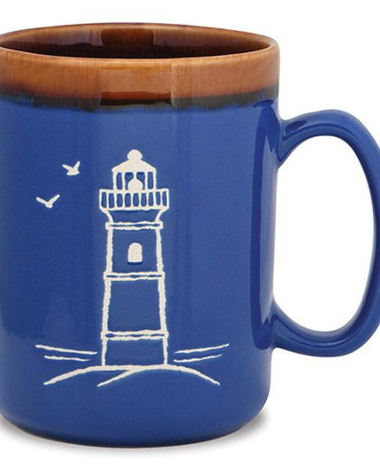 Hand Glazed Mug - Lighthouse