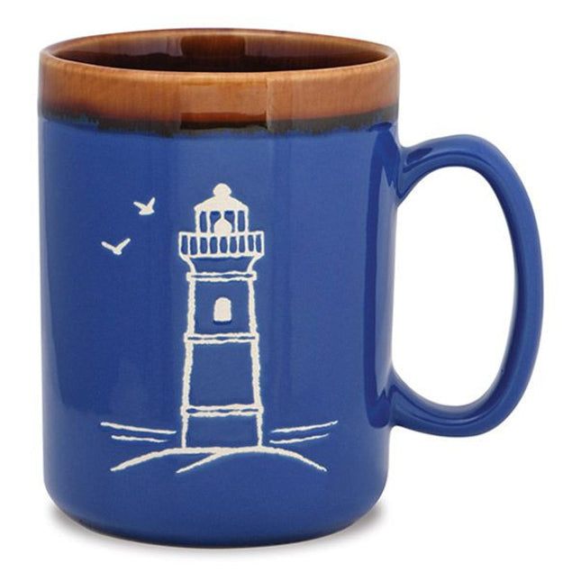 Hand Glazed Mug - Lighthouse