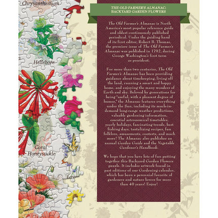 The Old Farmer's Almanac - Garden Florals 1000pc Puzzle