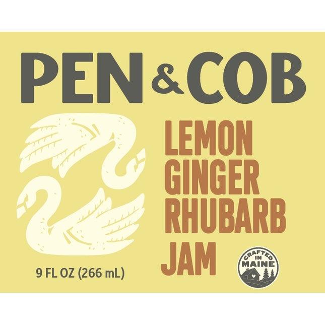 Lemon Ginger Rhubarb Jam
