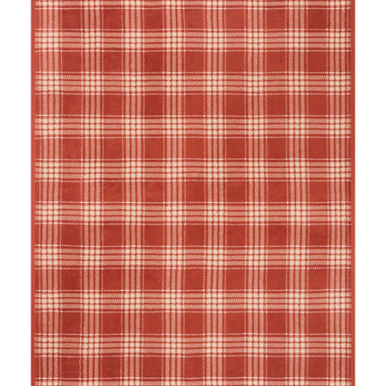 Desert Red Plaid Blanket