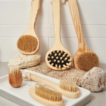 Cedar Massage Brush