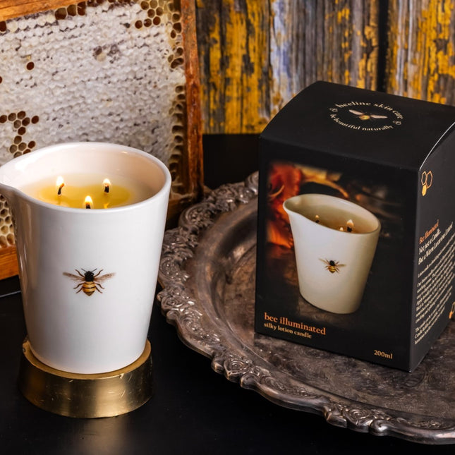 Bee Illuminated Lotion Candle