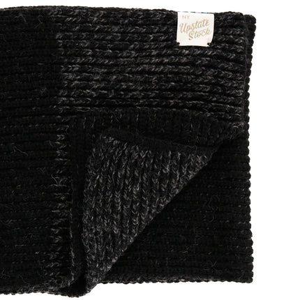 U.S. Ragg Wool Scarf - Black Melange