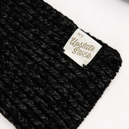U.S. Ragg Wool Scarf - Black Melange
