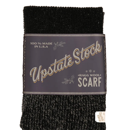 U.S. Ragg Wool Scarf - Black Melange