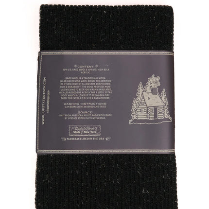 U.S. Ragg Wool Scarf - Black Melange