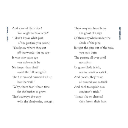 Blueberries by Robert Frost