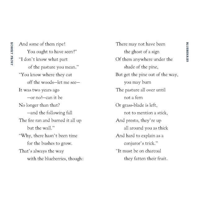 Blueberries by Robert Frost