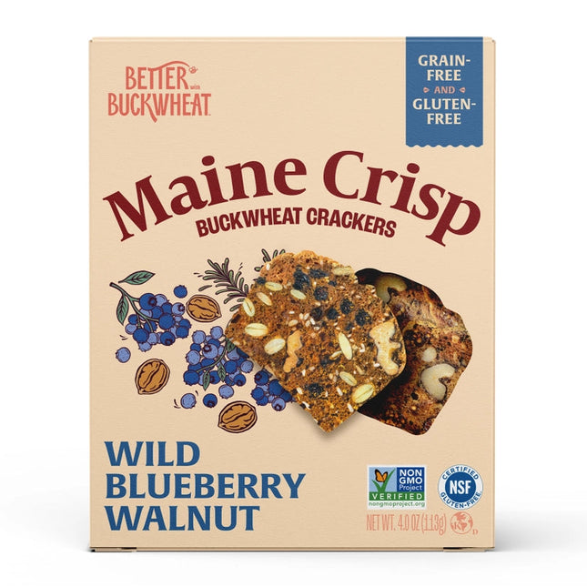 Maine Crisp Wild Blueberry Walnut Crisps