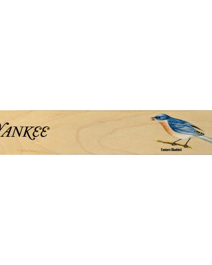 Bluebird Yankee Wooden Bookmark