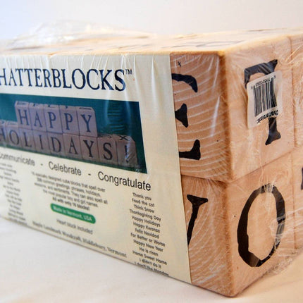 the wrapped package of 16 chatterblocks in retail packaging