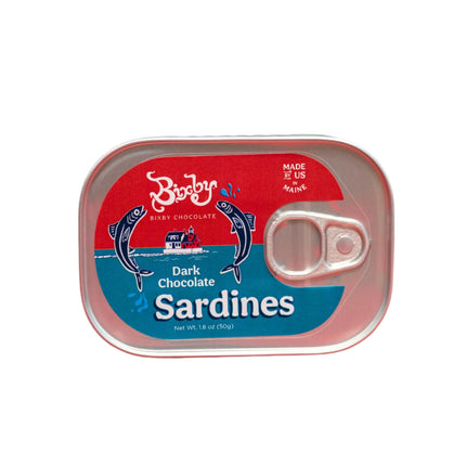 Chocolate Sardine Tins - Milk or Dark Chocolate