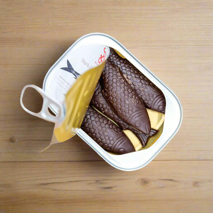 Chocolate Sardine Tins - Milk or Dark Chocolate