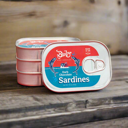 Chocolate Sardine Tins - Milk or Dark Chocolate