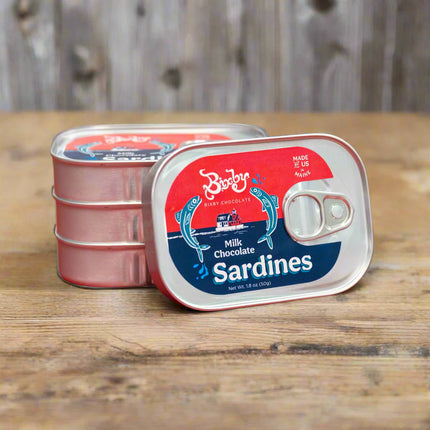 Chocolate Sardine Tins - Milk or Dark Chocolate