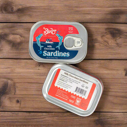 Chocolate Sardine Tins - Milk or Dark Chocolate