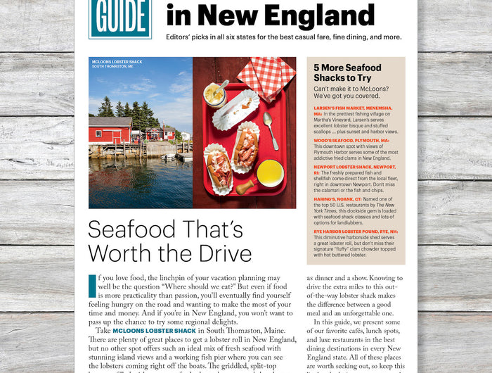 <h2>Where To Eat In New England</h2>