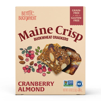 Maine Crisp Cranberry Almond Crisps