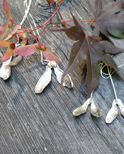 Maple Seed Pod Earrings