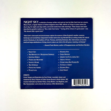 Night Sky Audio CD by Edie Clark
