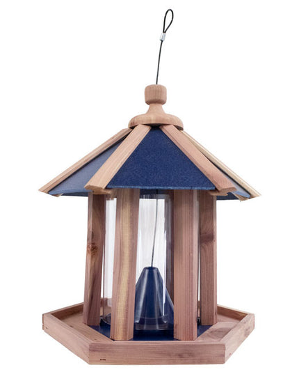 the gazebo feeder against a white background