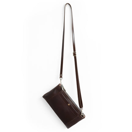 Gemini Crossbody Bag – Dark Brown