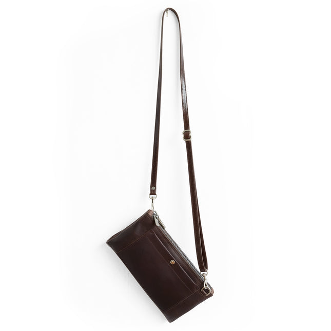 Gemini Crossbody Bag – Dark Brown