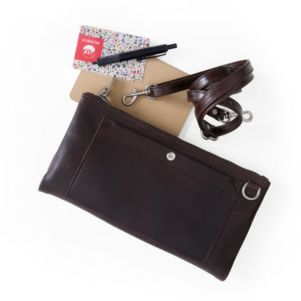 Gemini Crossbody Bag – Dark Brown