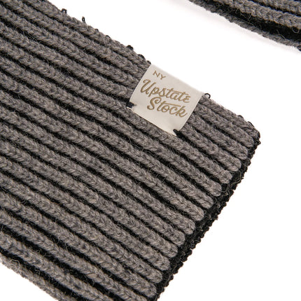 U.S. Ragg Wool Scarf - Grey Tweed