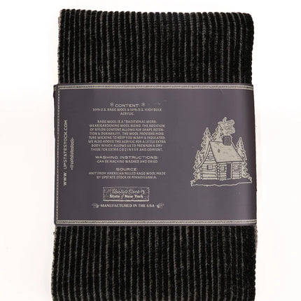 U.S. Ragg Wool Scarf - Grey Tweed
