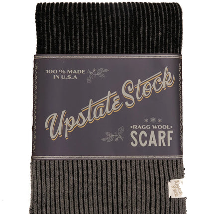 U.S. Ragg Wool Scarf - Grey Tweed