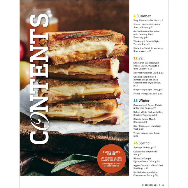 In Season: A New England Year in 20 Recipes (Vol. 2)