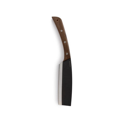 the japanese nata hatchet against a white background