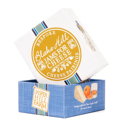 Jams for Cheese packaging with 'Blake Hill' branding on a white background