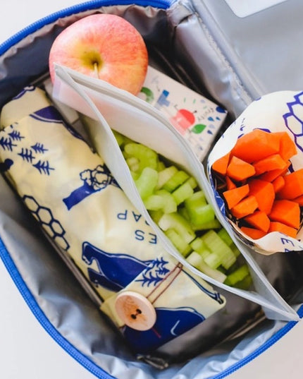 Bee's Wrap Lunch 3 Pack - Bees & Bears Print