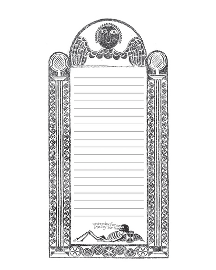 Memo Mori Notepad