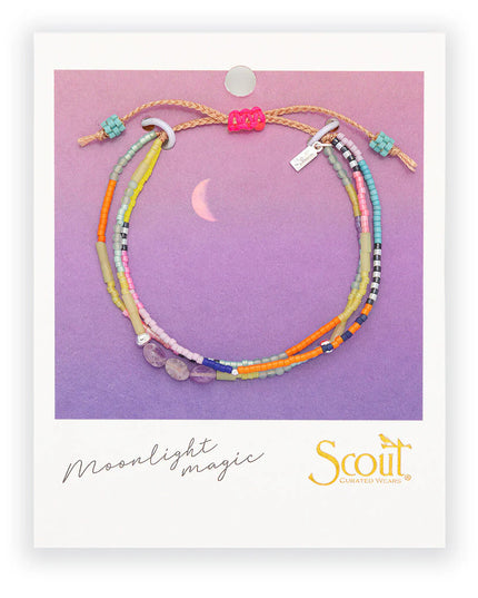 Mixed Media Bracelet - Protection/Amethyst/Silver