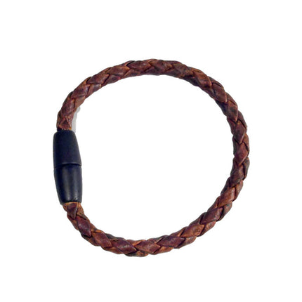 Braided Moose Leather Bracelet