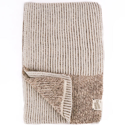 U.S. Ragg Wool Scarf - Oatmeal Melange