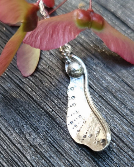 Maple Seed Pod Pendant - Single or Double