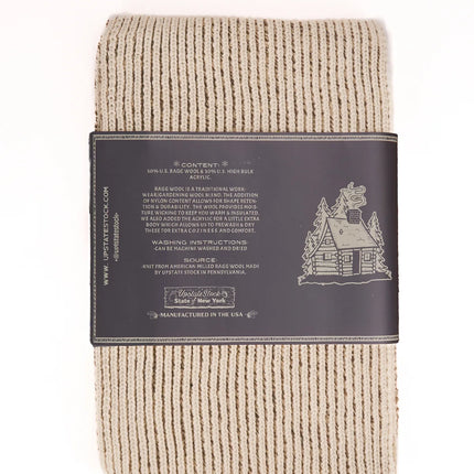U.S. Ragg Wool Scarf - Oatmeal Melange
