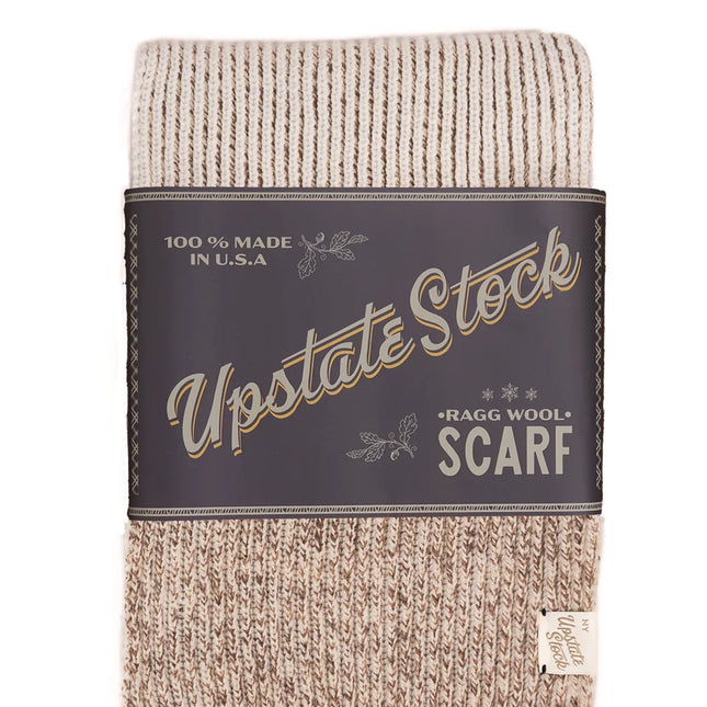 U.S. Ragg Wool Scarf - Oatmeal Melange