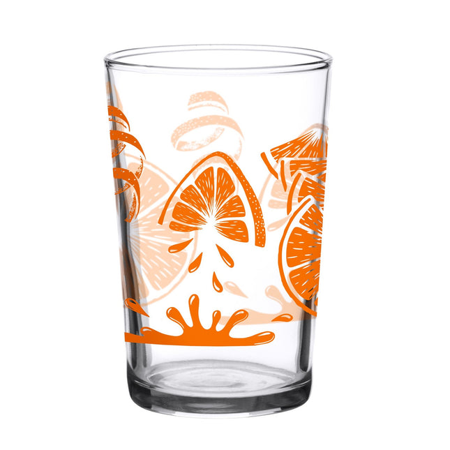 Vintage 7 oz Glass - Orange