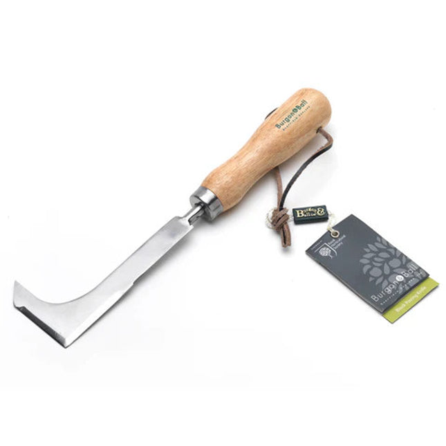 the block paving knife against a white background