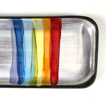 Rainbow Long Rectangle Tray by