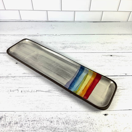 Rainbow Long Rectangle Tray by