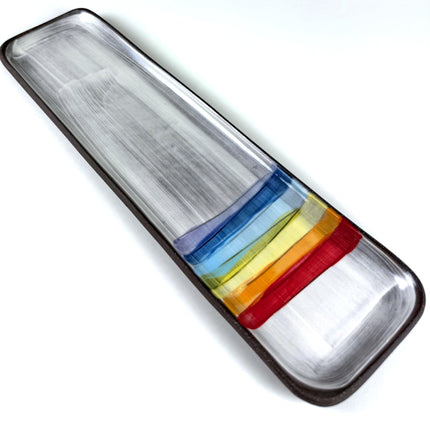 Rainbow Long Rectangle Tray by