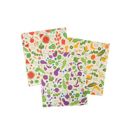 Swedish Dish Cloth 3 pack - Garden Party Prints